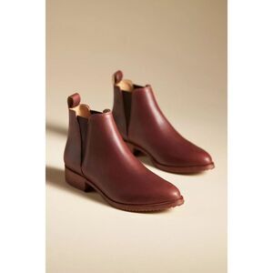 NISOLO Anthropologie $228 Chelsea Boots Women’s 9 Leather Ankle Sustainable NEW